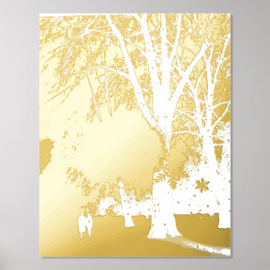CHRISTMASFOIL PRINT POSTER KUNST EN DESIGN STIJLEN (Voorkant)