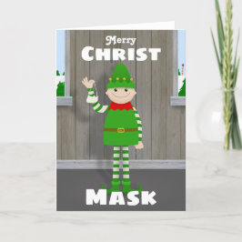 Christmask Feestdagen Kaart
