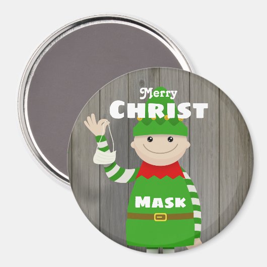 Christmask Magneet (Voorkant / Achterkant)