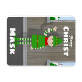 Christmask Magneet (Horizontaal)