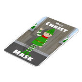 Christmask Magneet (Linkerzijde)
