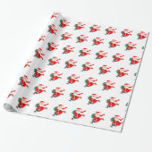 Christmasm Gift Wrapping Paper Santa Gifts Cadeaupapier (Uitgerold)