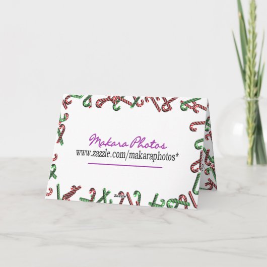 ChristmasMicky-customize Feestdagen Kaart (Achterkant)