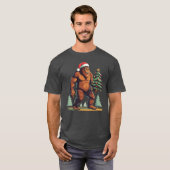 Christmasree Santa Hat girl T-shirt (Voorkant volledig)
