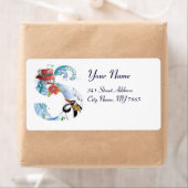 CHRISTMAS'S BRIEF, PENGUIN'S SERENADE MONOGRAM ETIKET (Insitu)