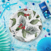 Christmass papieren bordje (Feest)