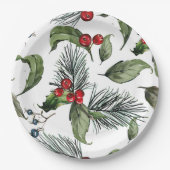 Christmass papieren bordje (Voorkant)