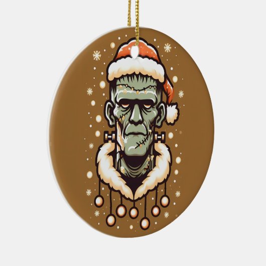 Christmassy Frankenstein Keramisch Ornament (Rechts)