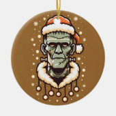 Christmassy Frankenstein Keramisch Ornament (Voorkant)
