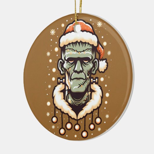 Christmassy Frankenstein Keramisch Ornament (Links)