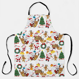 christmast pattern schort