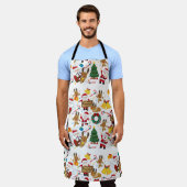 christmast pattern schort (Gedragen)