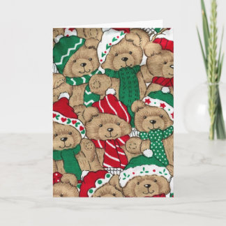 ChristmasTeddys Feestdagen Kaart