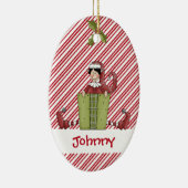 Christmastime Elf Buddy Gift Keramisch Ornament (Rechts)