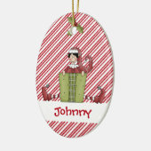 Christmastime Elf Buddy Gift Keramisch Ornament (Links)