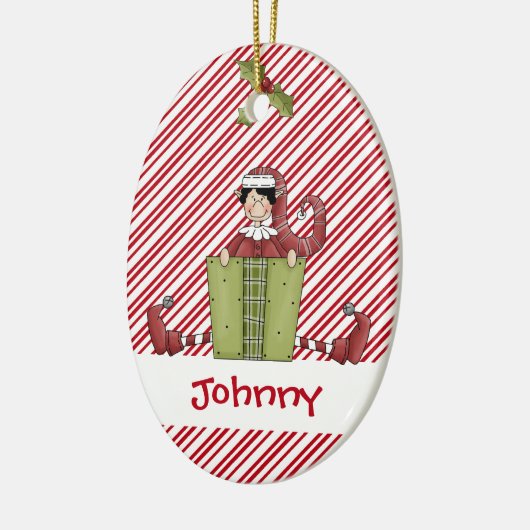 Christmastime Elf Buddy Gift Keramisch Ornament (Links)