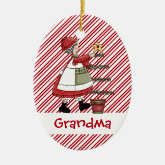 Christmastime Mrs Santa Claus Tree Keramisch Ornament