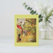 Christmastime opnieuw feestdagenkaart (Staand voorkant)