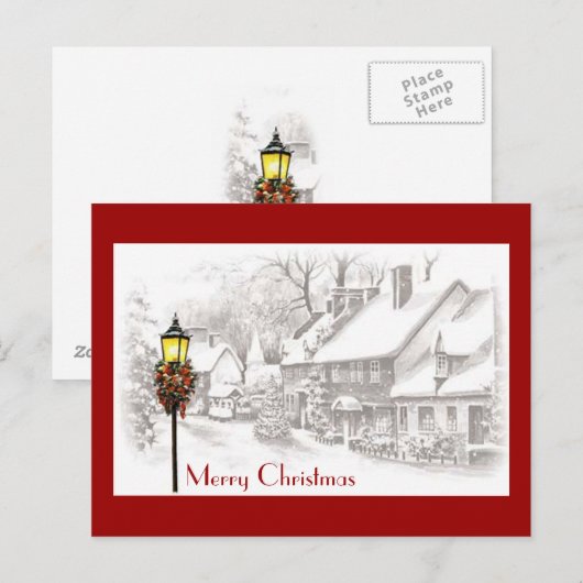 ChristmasTown Briefkaart (Voorkant / Achterkant)