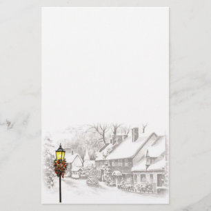  ChristmasTown Stationery Briefpapier