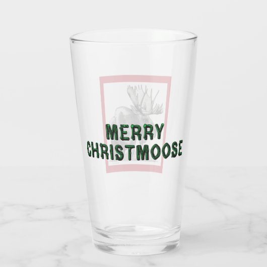 Christmoose Glas (Achterkant)
