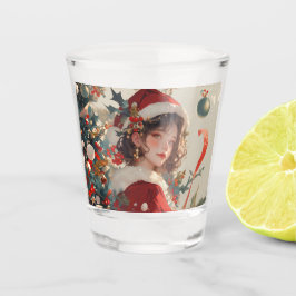 Christms Fantasy: Vakantie Romance 1.5oz Shot Glas