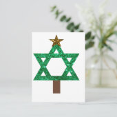 christmukkah Kerstmisboom Feestdagenkaart (Staand voorkant)