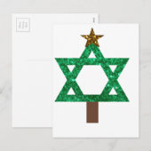 christmukkah Kerstmisboom Feestdagenkaart (Voorkant / Achterkant)