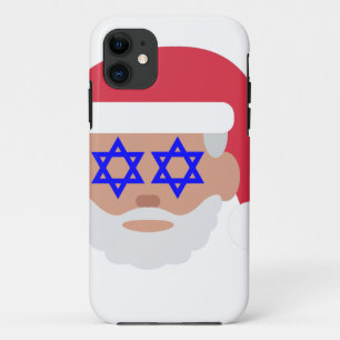 christmukkah santa claus emoji iPhone 11 hoesje