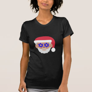 christmukkah santa claus emoji t-shirt