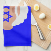 christmukkah santa claus emoji theedoek (Quarter Fold)