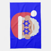 christmukkah santa claus emoji theedoek (Verticaal)