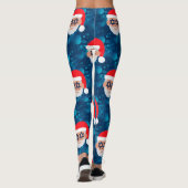 christmukkah santa emoji leggings (Achterkant)