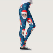 christmukkah santa emoji leggings (Rechts)