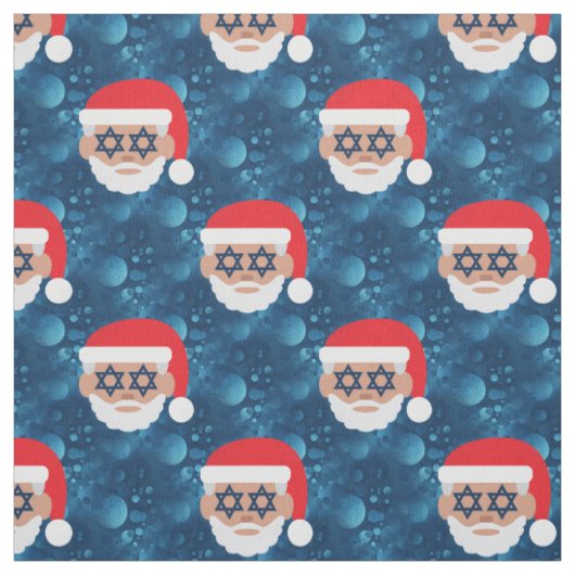 christmukkah santa emoji stof (Swatch)