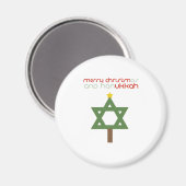 CHRISTMUKKAH TREE MAGNEET (Voorkant / Achterkant)