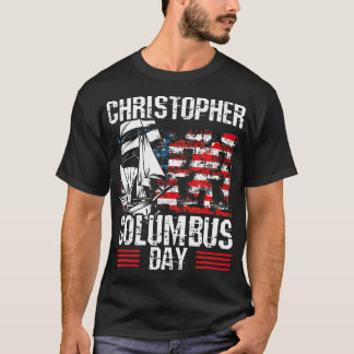 Christoffel Columbus Dag 1492 Italiaanse Ontdekkin T-shirt