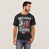 Christoffel Columbus Dag 1492 Italiaanse Ontdekkin T-shirt (Voorkant volledig)