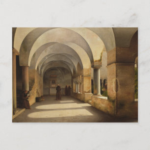Christoffer Wilhelm Eckersberg - The Cloisters Briefkaart