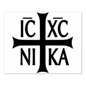Christogram Ϲ Ϲ Rubberstempel (Afrduk)
