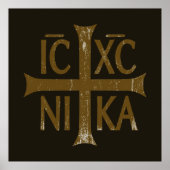 Christogram ICHC NIKA Poster (Voorkant)
