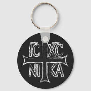 Christogram ICHC NIKA Sleutelhanger