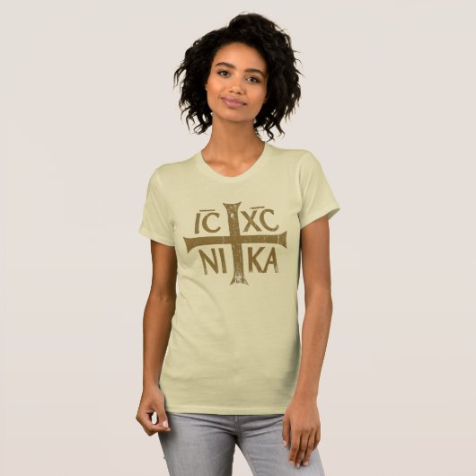 Christogram ICHC NIKA T-Shirt (Voorkant volledig)