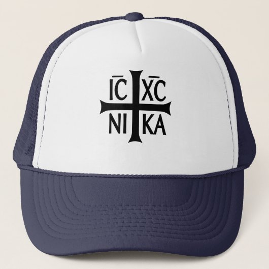 Christogram ICHC NIKA Trucker Pet (Voorkant)