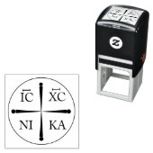 Christogram ICXC NIKA Rubber Stamp Zelfinktende Stempel (In situ)