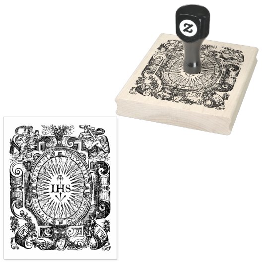 Christogram IHS Rubber Stamp Rubberstempel (Gestempeld)