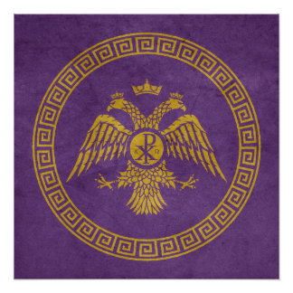 Christogramma SPQR per imperium Perfect Poster