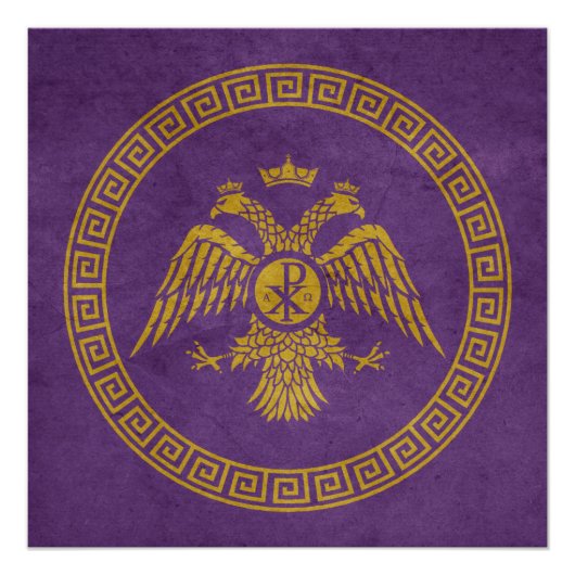 Christogramma SPQR per imperium Perfect Poster (Voorkant)