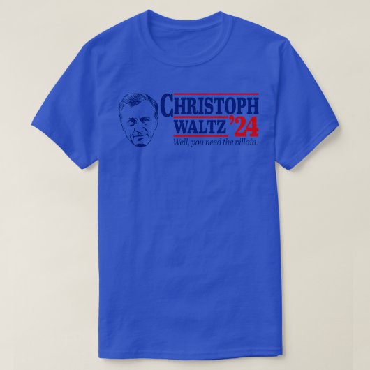 Christoph Waltz T-shirt (Design voorkant)