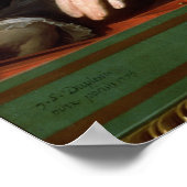 Christoph William Gluck bij het kastje, 1775 Poster (Hoek)